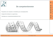 Tablet Screenshot of competentiemeter.be